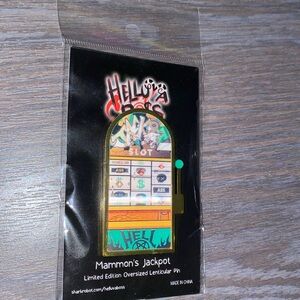 Helluva Boss Mammon’s Jackpop Limited Edition Oversized Lenticular Pin